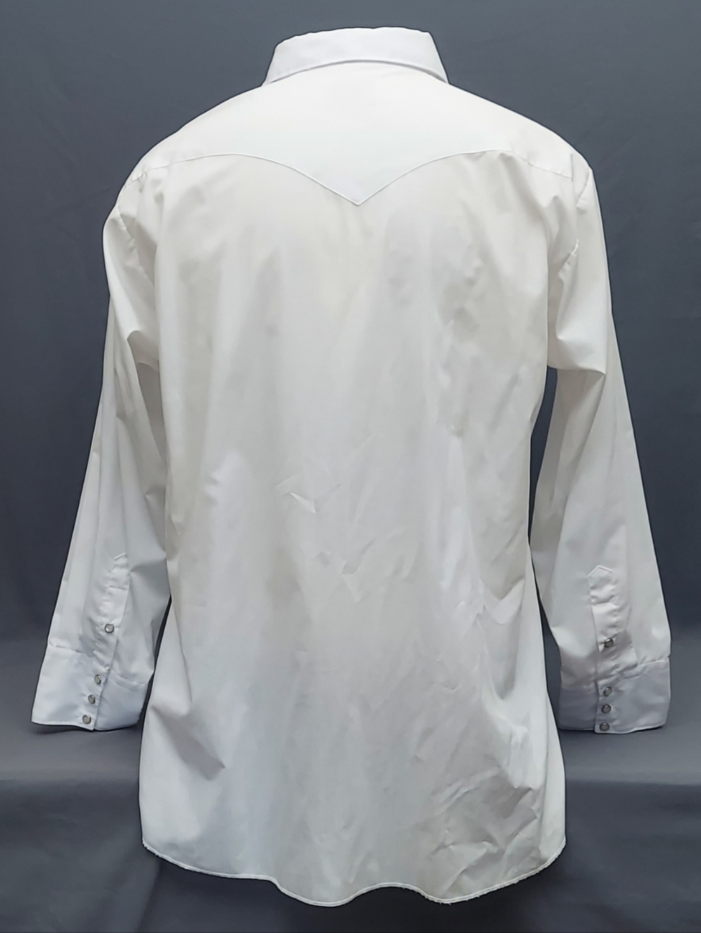 Vintage Bronco Westerns Men's Size XL White Peal Snap Shirt With Purple Grapes - Picture 2 of 13